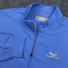 Donald Ross 1/4 Zip Pullover Shadow Hawk Golf Club Blue Performance Men’s XL