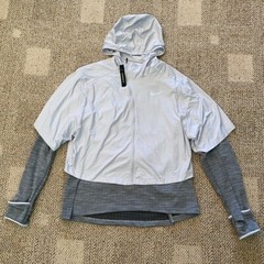 Nike Therma Jacket & Top Shirt Hooded Zip Running Gray BV5421-068 Men’s L Large