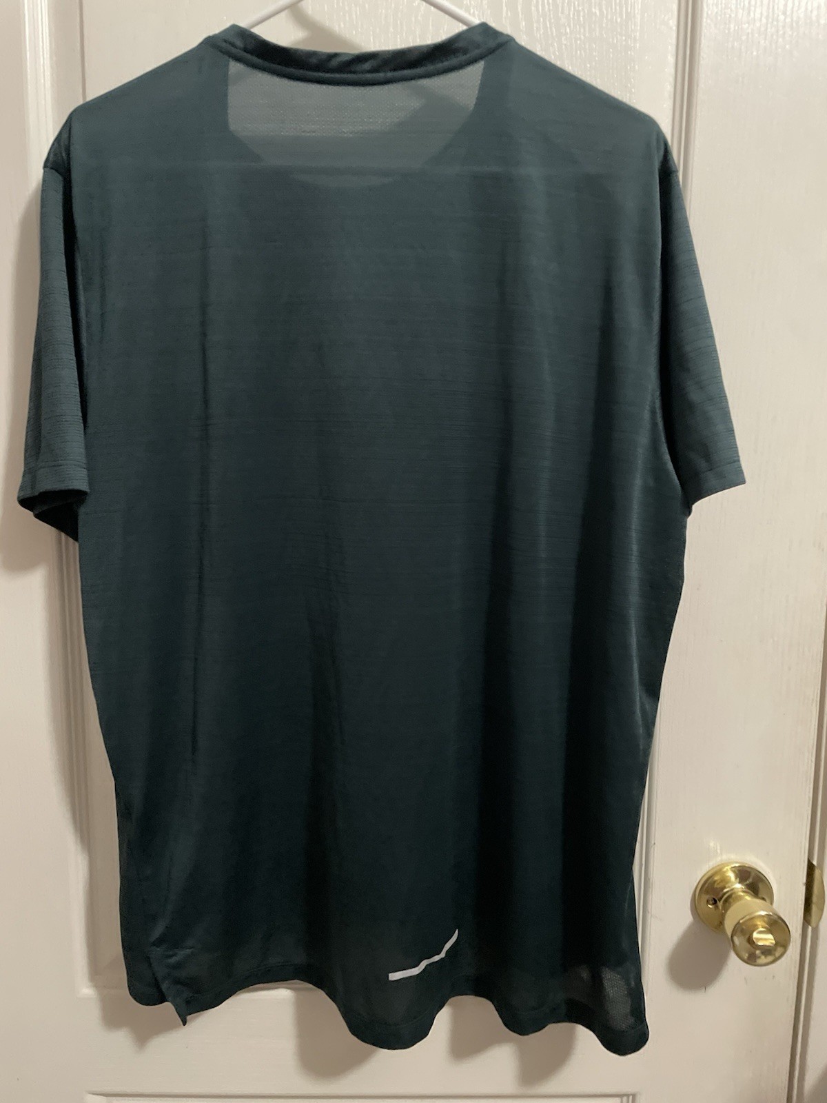 Nike Men’s Dri-Fit Miler Running Shirt AJ7565-328 Dark Green-Reflective Size-XL gallery