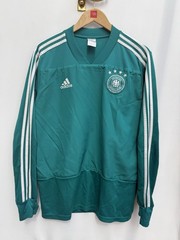 Adidas Germany DFB 2018 Goalkeeper Training Jersey Green Long Sleeve Top Large