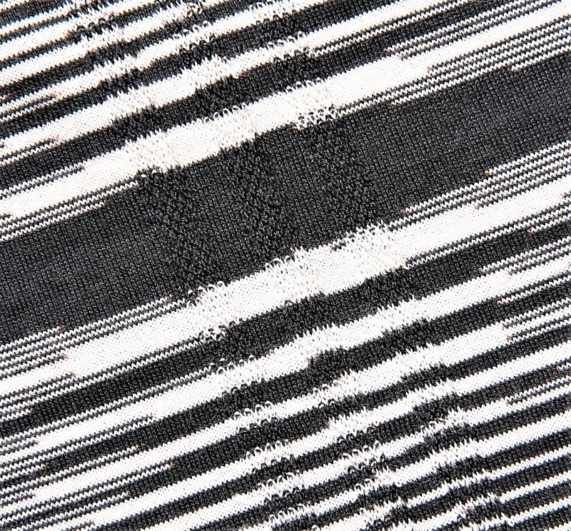 MISSONI x Adidas Men's 'CRU Tee' Knit Space-Dyed Melange T-Shirt Blk/Wht M *NWT* gallery