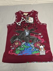 Brand X JUICE WRLD 999 Basketball Jersey Youth Sz S Punk Rap Band Maroon – NWT