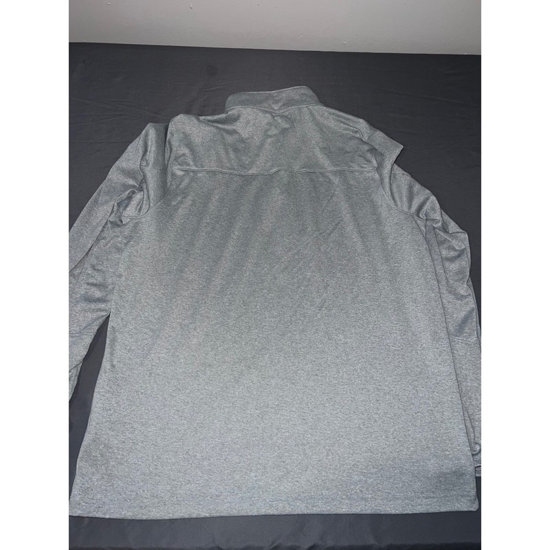 Under Armour Mens HeatGear Quarter Zip Pullover Gray Loose Fit Large LG G G gallery