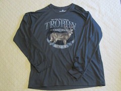 Solar Gear Trophy Hunters Men’s Shirt Long Sleeve Gray Size XX-Large (50-52)