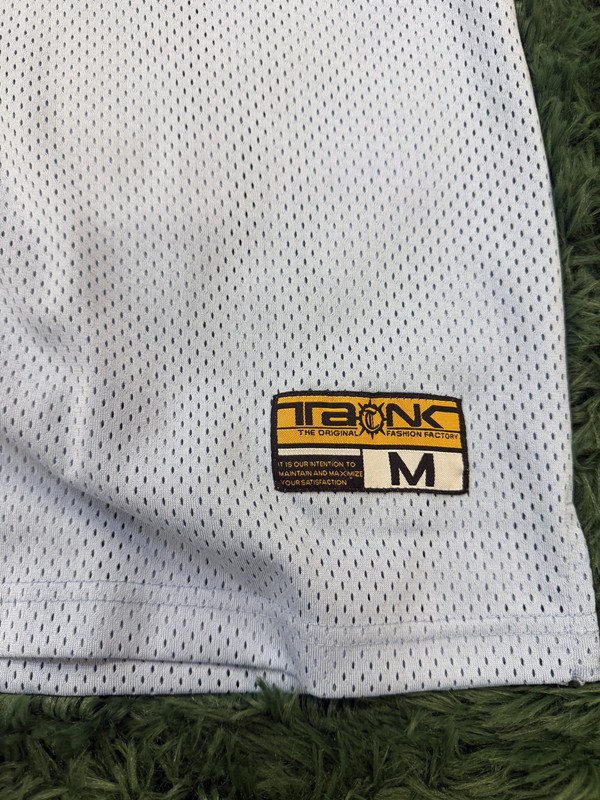 TRBNK N. Carolina 06 Activewear Mesh Football Jersey Men's M Light Blue Yellow gallery