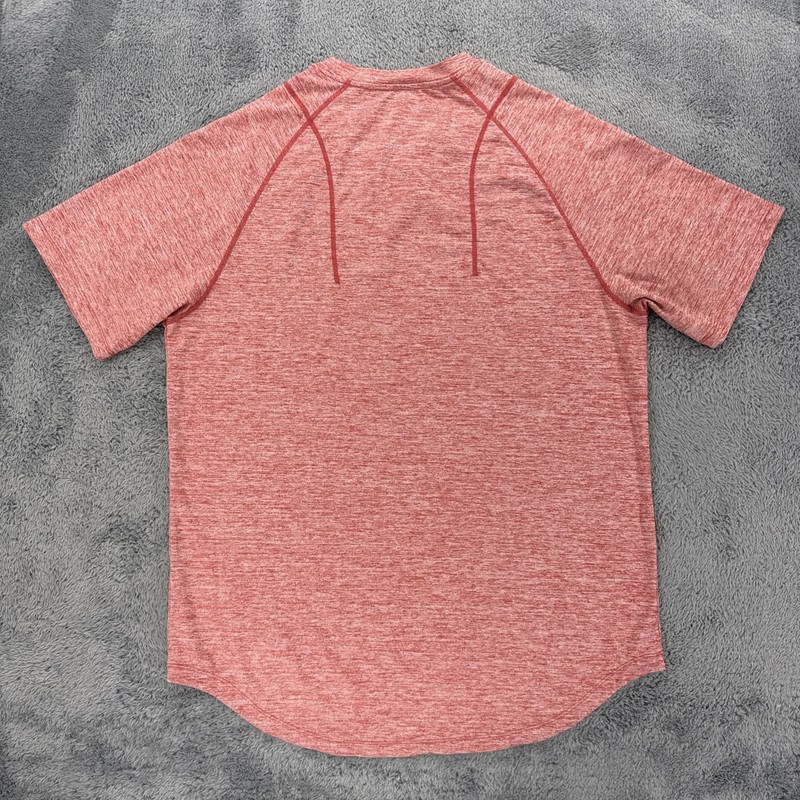 Legends Mens Enzo Short Sleeve Training Shirt L Heather Red Nylon gallery