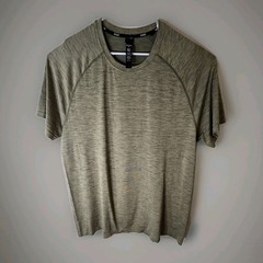 Rhone Shirt Mens XXL Training Reign Tech Gym 100429 Brown & Green Heather