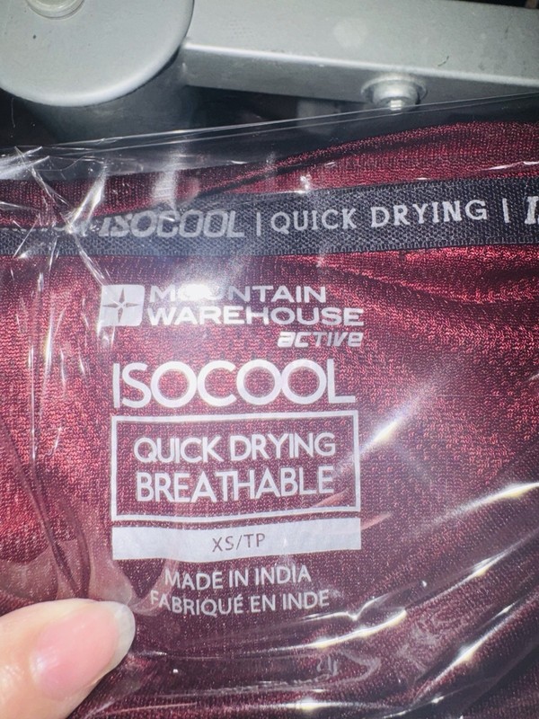 Mountain Warehouse Active ISOCOOL T-Shirt XS Burgundy gallery