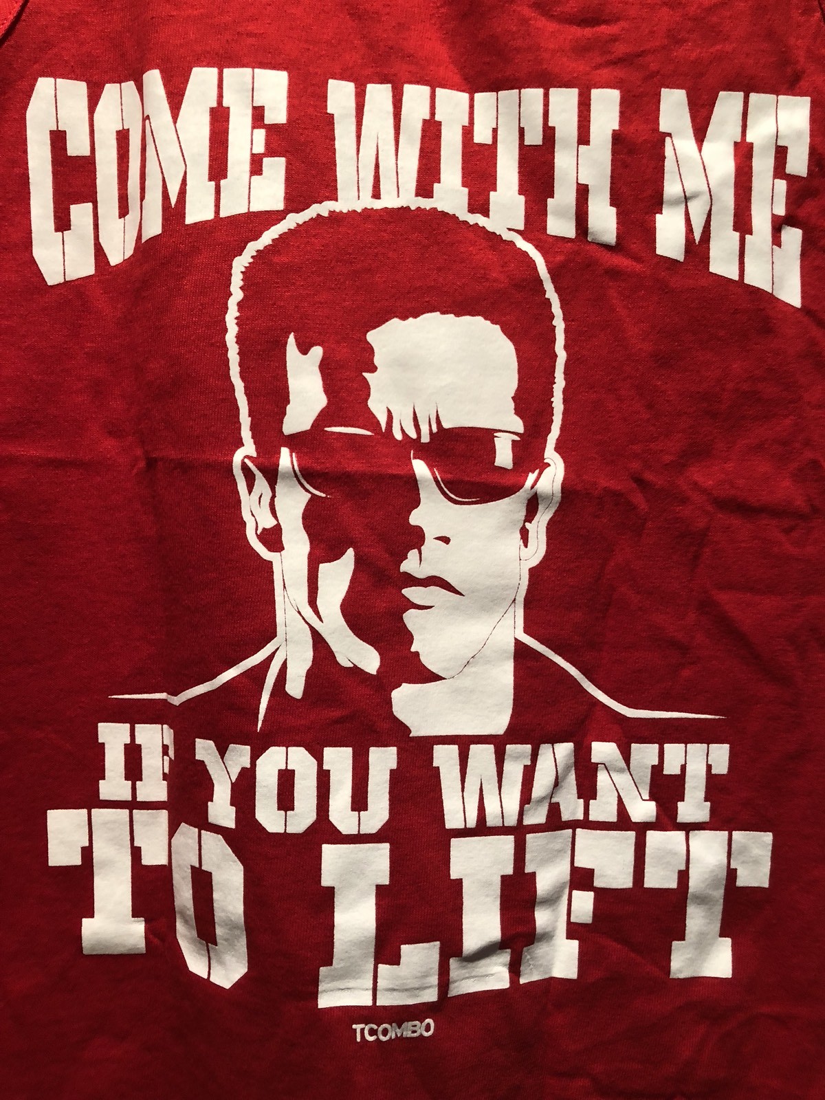Come with Me If You Want To Lift Arnold Schwarzenegger Gym Tank Top Men’s Sz S gallery