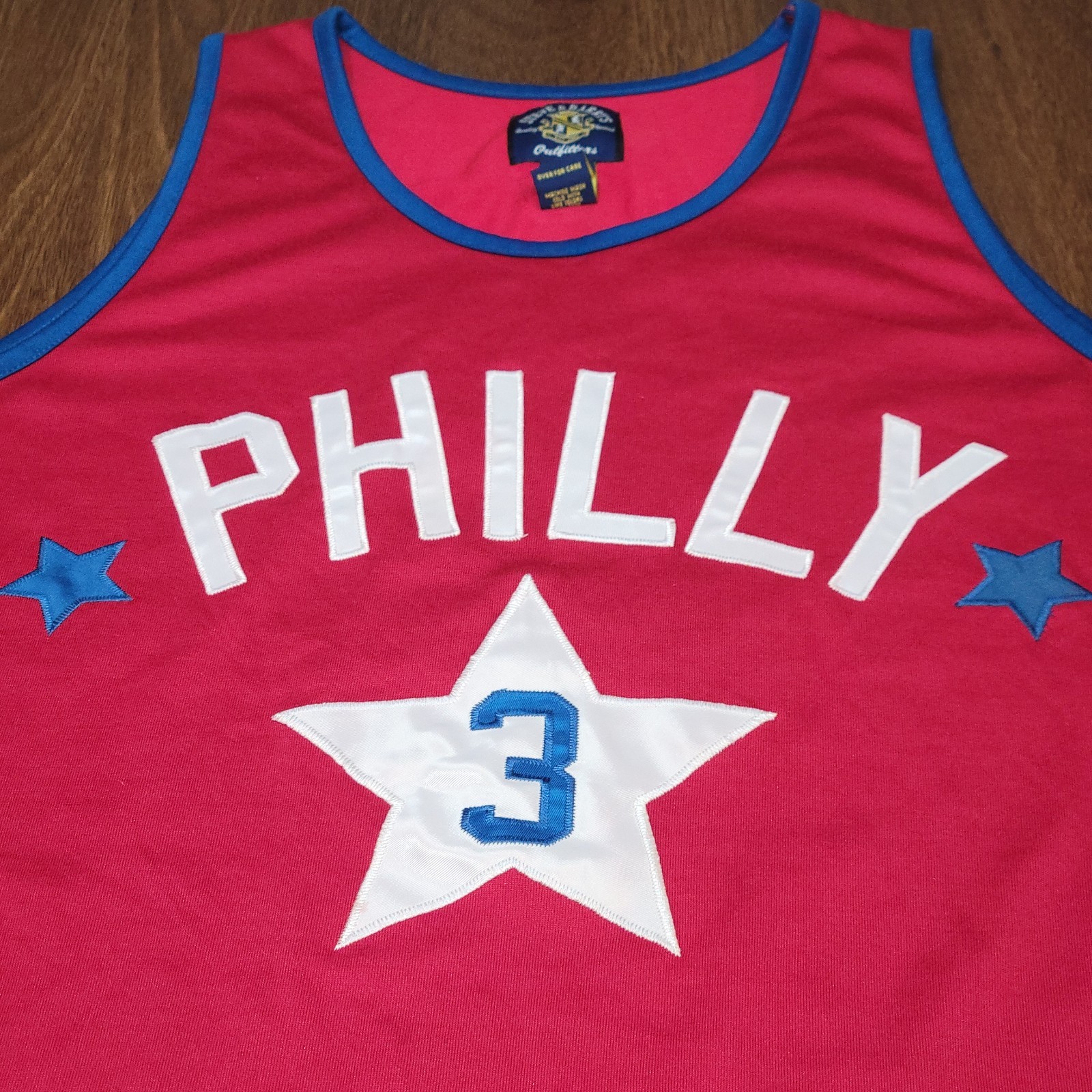 Vintage Y2K Steve & Barry's Philly #3 Basketball Jersey Iverson Men L Fits As XL gallery