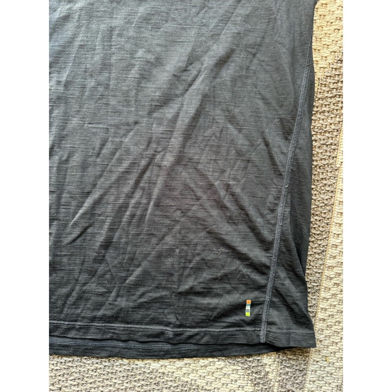 Smartwool Merino 150 Blac Base Layer Casual Crew Shirt Mens MED Short Sleeve $89 gallery