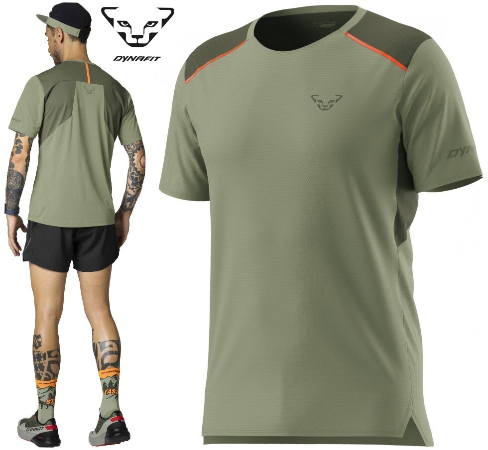 DYNAFIT sky trail running shirt anti odor ultralight breathable wicking mens M