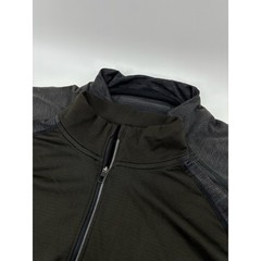 Lululemon Mens Metal Vent Tech 1/2 Zip Pullover Set Charcoal Grey Black 2 Pack