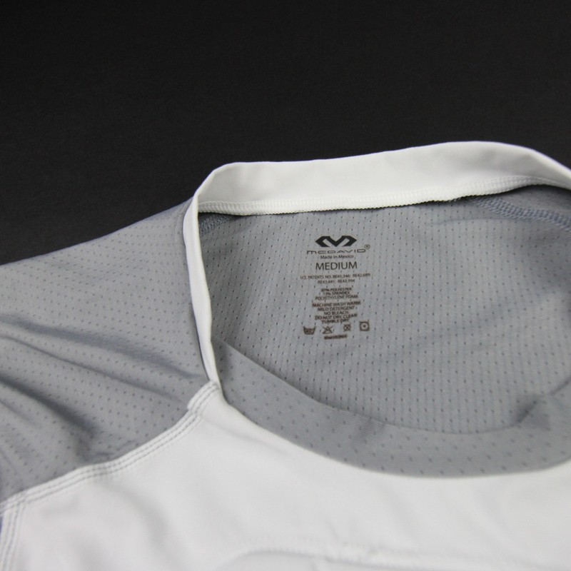 McDavid Compression Top Men's White Used M gallery