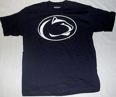 PENN STATE NITTANY LIONS T SHIRT SHORT SLEEVE MEN’S S M NAVY BLUE GRAY NWT