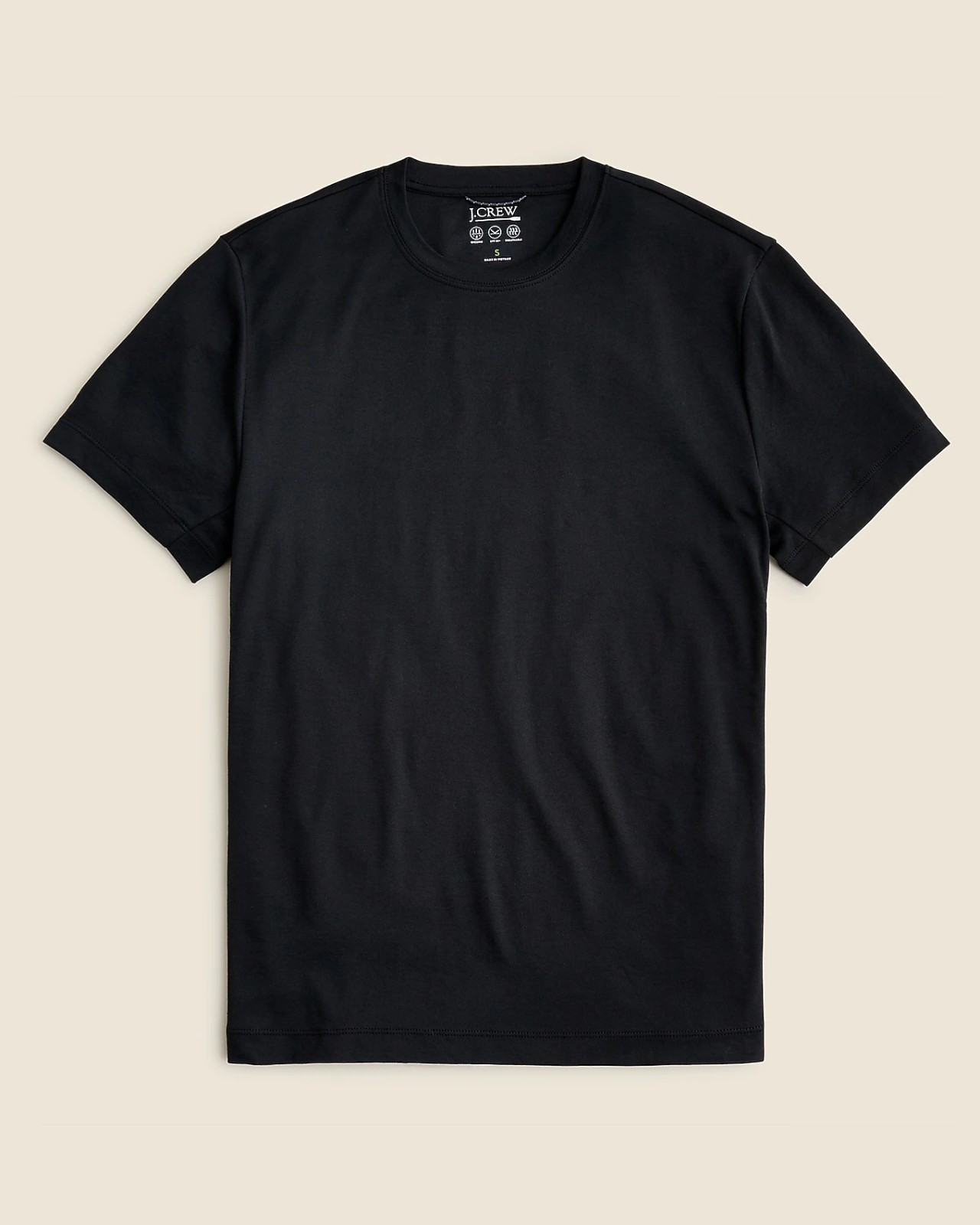 J Crew Men's Large COOLMAX Performance Tee T Shirt Black UPF 50+ BO520 NWT gallery
