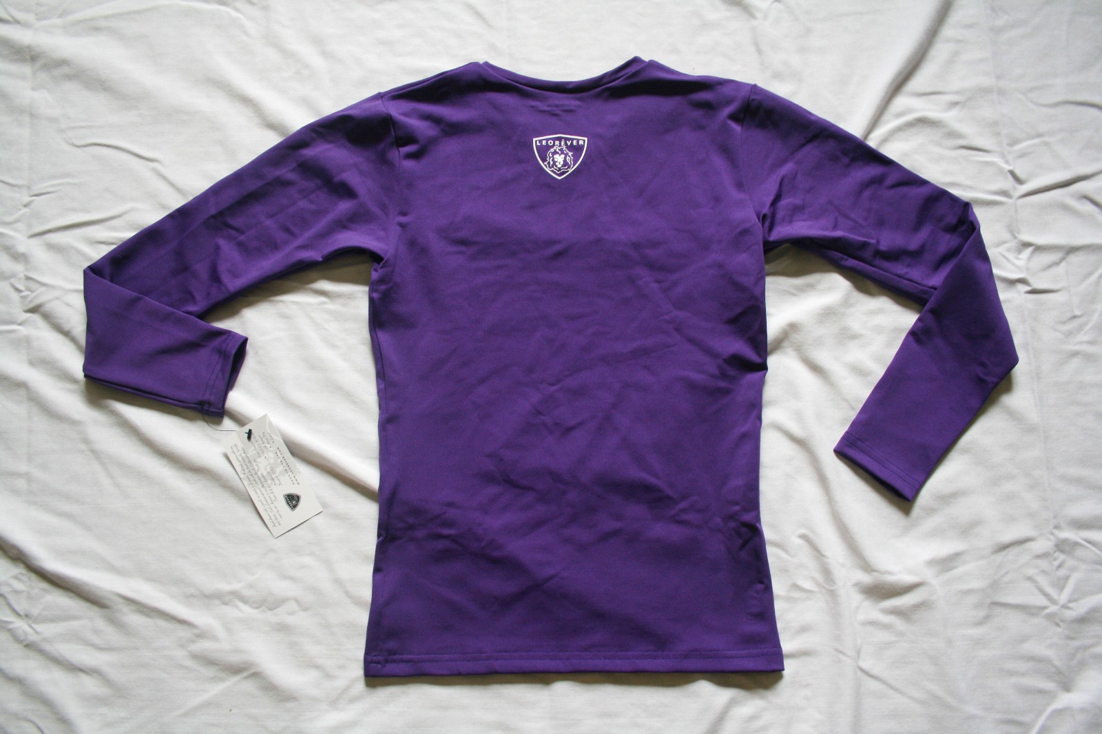 Leorever Men’s Long Sleeve Balanced Compression Shirt, Hearn Purple, XS - NWT gallery