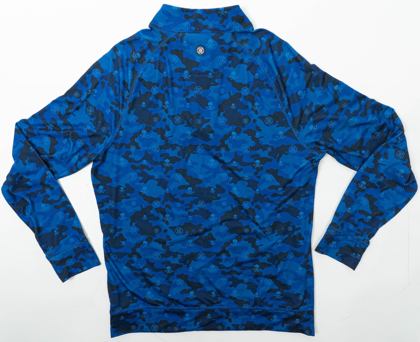G/Fore Mens 1/4 Zip Golf Pullover Sweater Long Sleeve Skull AOP Graphic Icon Sm gallery