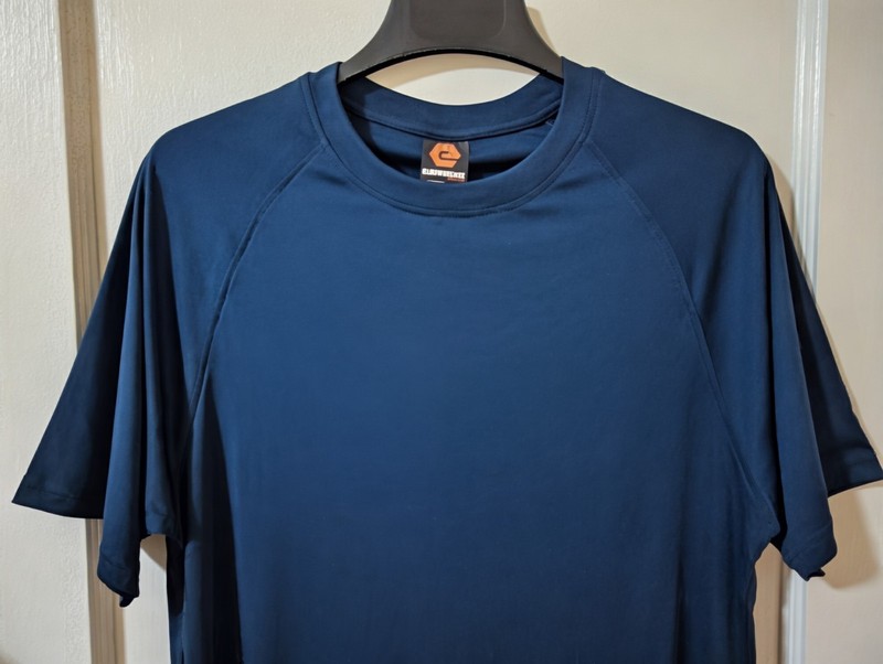 Elbowgrease Athletics Performance Navy Blue Active Wear T-Shirt Men's Medium gallery