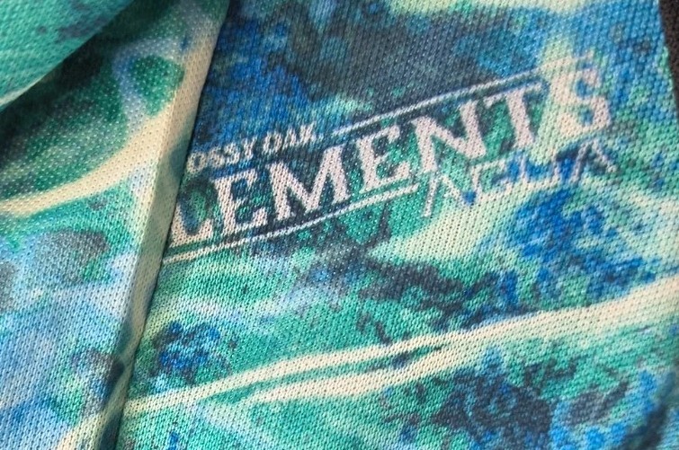 ​Men's Mossy Oak Fishing Elements Aqua S/S Performance Shirt - Size 1X gallery