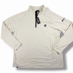Sunday Swagger 1/4 Zip Pullover Men’s 3XL XXXL Ivory Cream Golf Sweater NWT