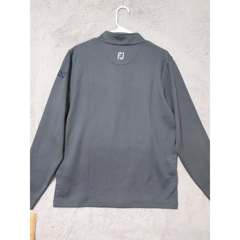 FootJoy Pullover Mens Medium Thermo Series Quarter Zip Golf Activewear Top Grey gallery