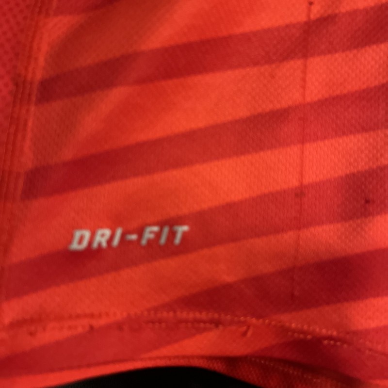 Nike Run Men's Red Short Sleeve T-Shirt Performance Large Training Dri Fit gallery