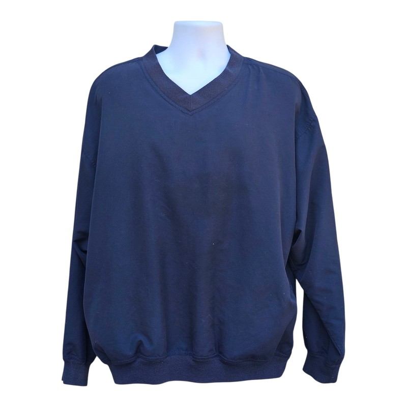 HEAD Sportswear Golf Wind Shirt Mens Large Windbreaker Pullover Navy gallery