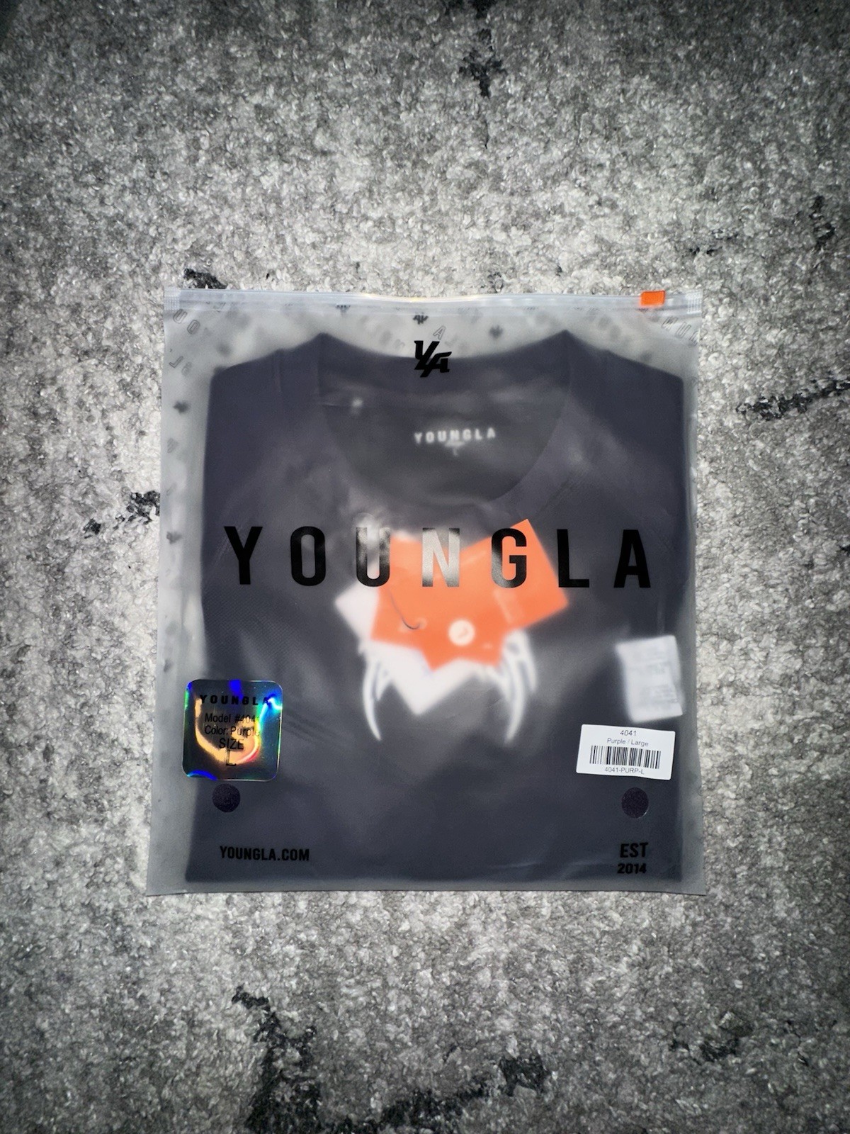 YOUNGLA (❗️SOLD OUT❗️) - 4041 - WARRIOR COMPRESSION TEES - PURPLE - SIZE LARGE✅ gallery