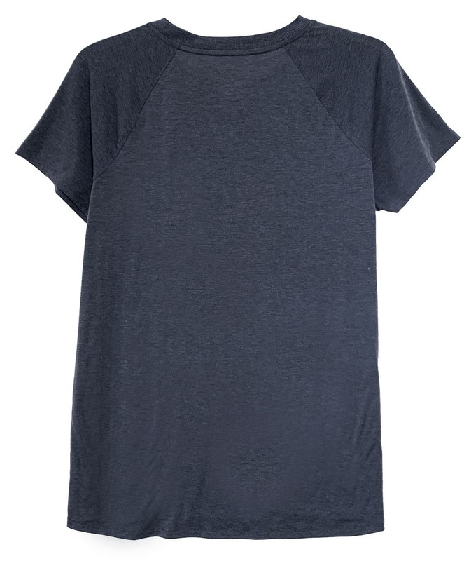 Tek Gear Dark Heather Gray-Blue Activewear T-Shirt, size XL gallery