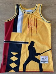 Kill Bill Quentin Tarantino Headgear Classics Embroidered Basketball Jersey Sz S