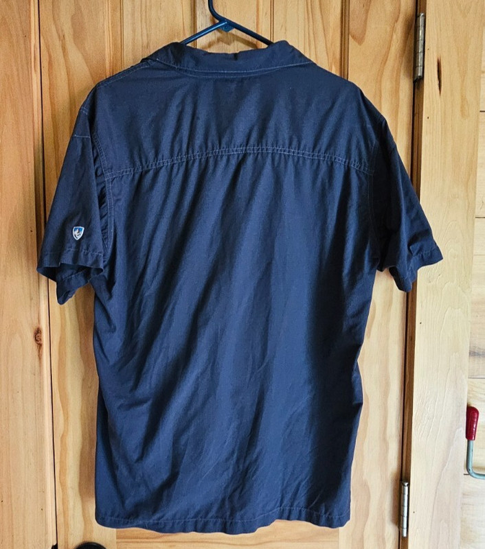 KUHL MENS BUTTON DOWN SHORT SLEEVE SHIRT - Size Large gallery