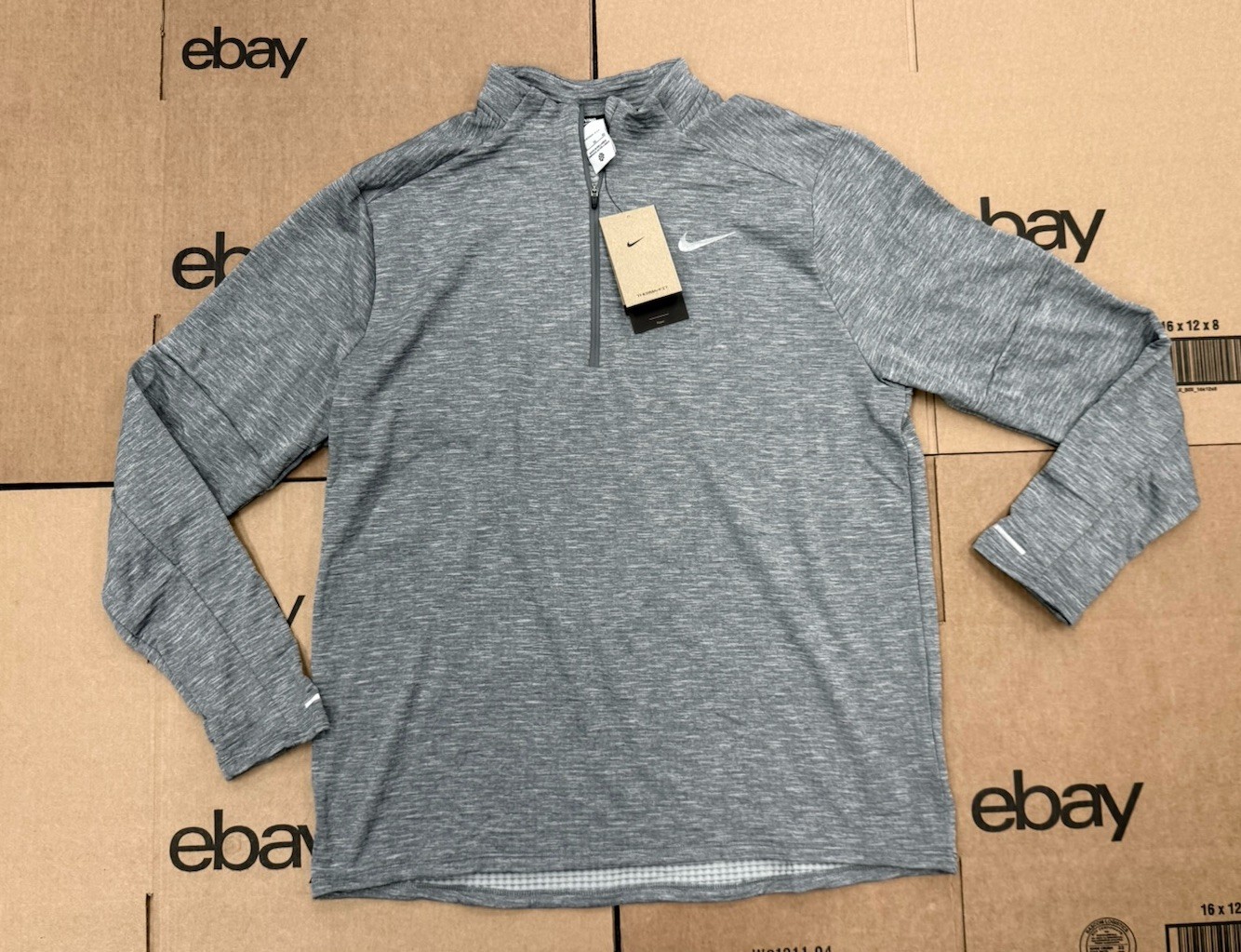 $95 New Nike Element Men Therma Fit Repel 1/2-Zip Running Top Clothes FZ1149 gallery