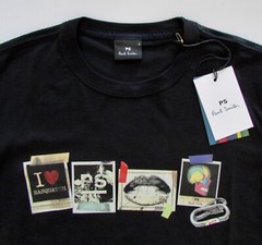 Paul Smith London Sasquatch Black Graphic Organic Cotton T-Shirt Sz S NWT