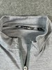 TravisMathew Pullover Mens Large Gray 1/4 Zip Long Sleeve Logo gallery
