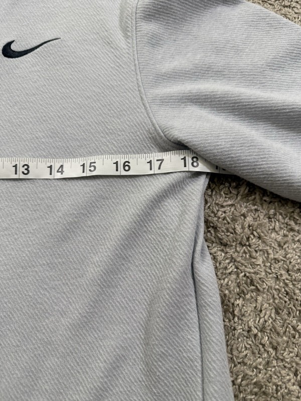 Nike Dri-FIT Golf Pullover Gray Black 1/4 Zip Long Sleeve Men's Athleisure S gallery