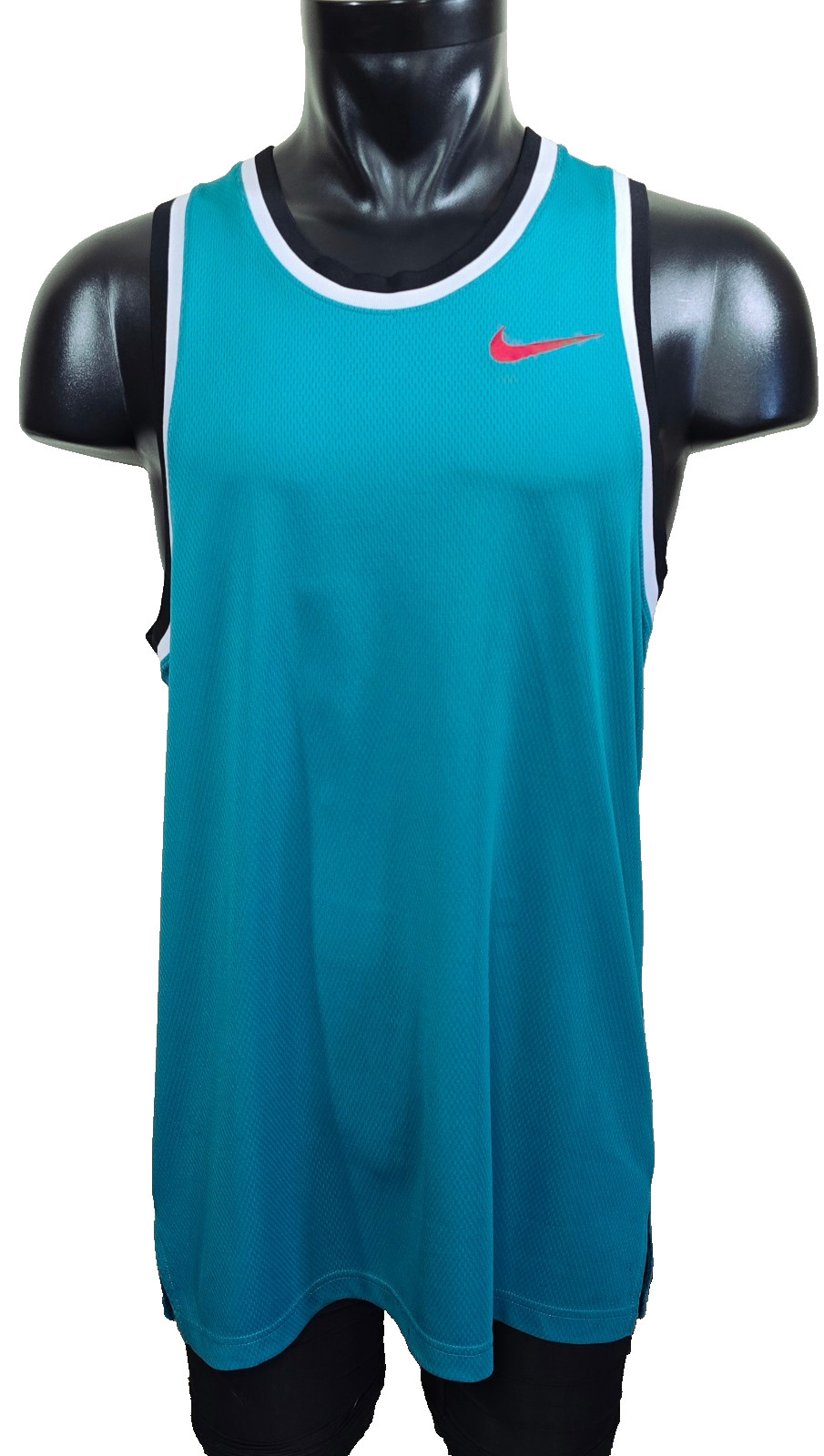 NikeDri-Fit Tank Top L Turquoise Basketball Black Label #10 gallery