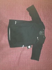 Nike Hot Baseball Jacket 3/4 Sleeve Team 897383-010 Black Batting Practice M