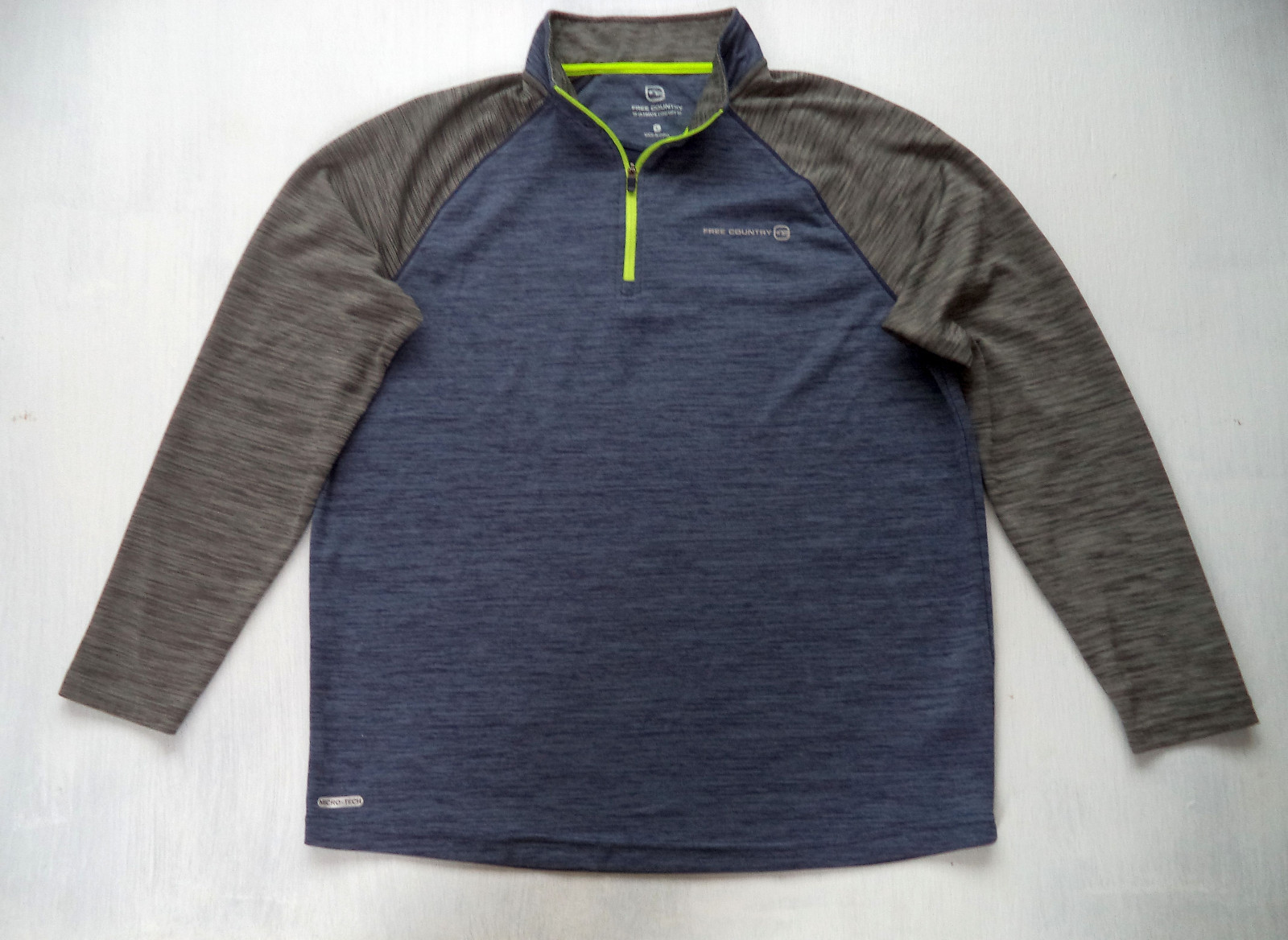 Mens FREE COUNTRY fitness jersey Sz L cycling running hiking skiing shirt NWOT gallery