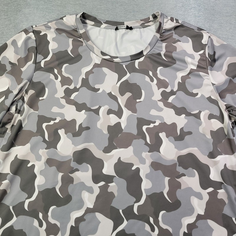 Bjorn Borg T Shirt Mens 2XL Gray Camo Crew Neck Stretch Gym Workout Logo gallery