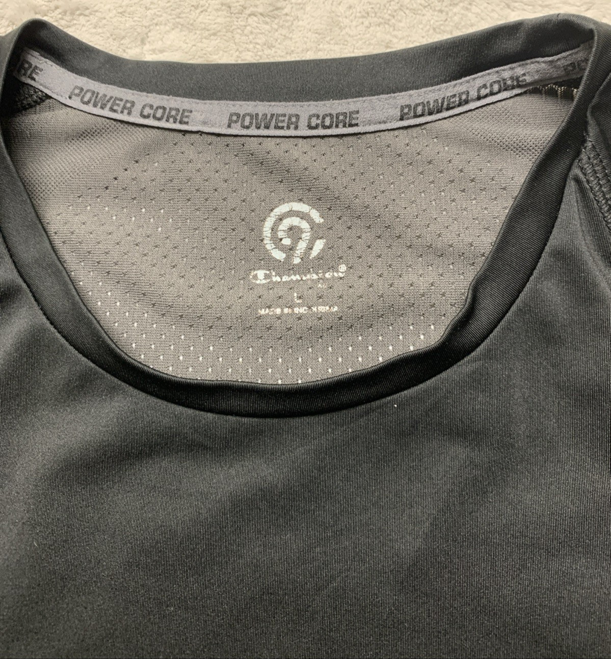 Champion Power Core Mens Large Athletic T Shirt Short Sleeve gallery
