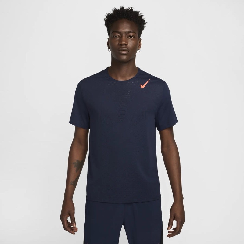 Nike Aeroswift Dri-Fit ADV Navy Running Shirt Mens Size Small HJ3377-451 gallery