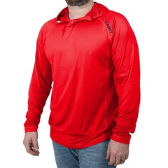 Habit Men’s Red UPF 50+ UV Protection Performance Layer Hoodie – Size: 2XL