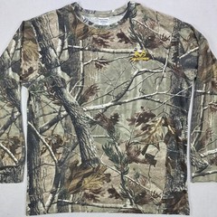 Realtree AP Camouflage Men’s Shirt XL Longsleeve Logo Faded Hunting Outdoors