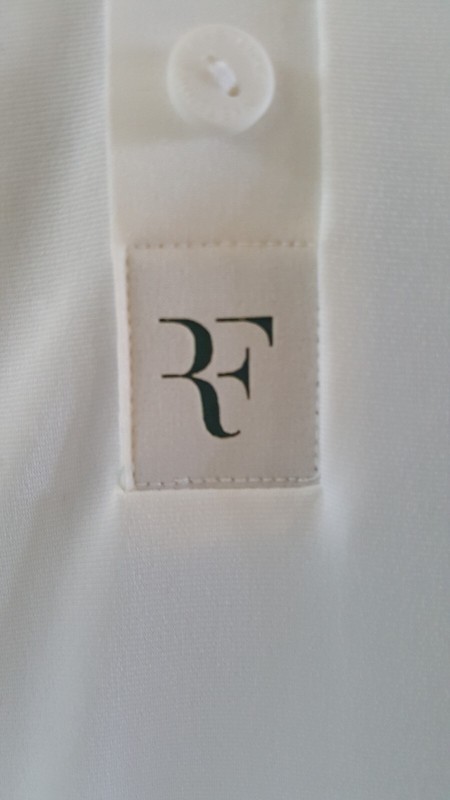 Nike Roger Federer "RF" Tennis Polo Shirt L,. White., gallery