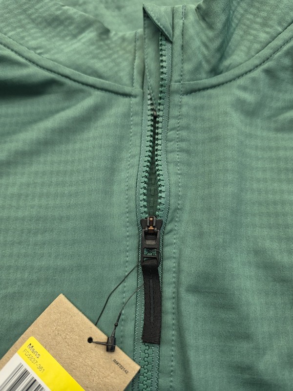 New Nike Golf Dri-Fit Victory 1/2 Zip Shirt Mens Size Small Bicoastal Green $75 gallery