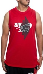 NIKE AIR JORDAN WINGS CLASSICS MESH JERSEY GYM RED sz L