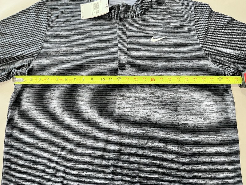 NIKE Running XXL Zip Neck Pullover Long Sleeve Poly Quick Dry Logo Mock Neck gallery