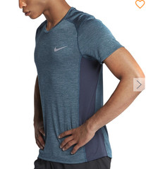 NWT $40 Nike Cool Miler Running 834241 497 XL Shirt Dri-Fit Breath