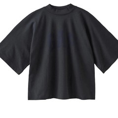 YZY GAP 78 CROP DOVE N258 BLACK ( OVERSIZED )